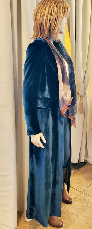 T.ba Classic Silk Velvet Coat