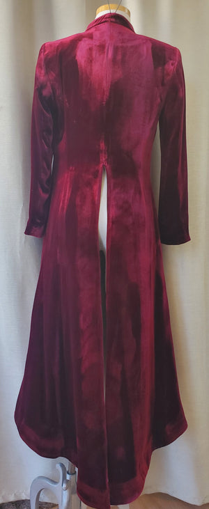 T.ba Morgana Coat In Velvet