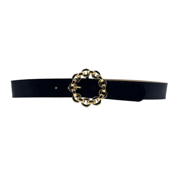 Streets Ahead Chain Round Buckle Belt
