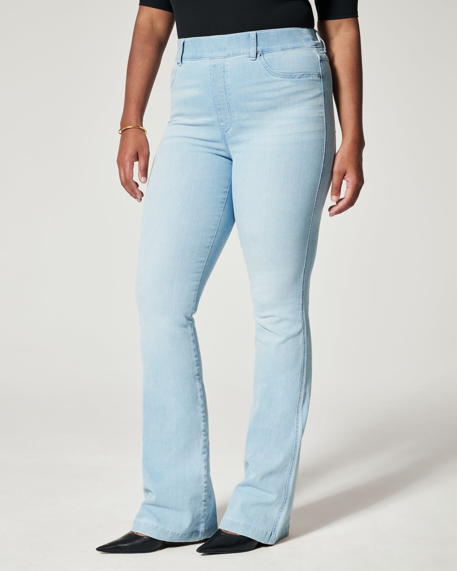 Spanx Flare Jeans Light Wash - PapillonStyles