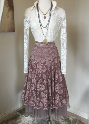 Olvi's Audrey's Lace Skirt