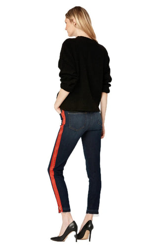 Etienne Marcel Full Side Zipper Ribbon Skinny Jeans